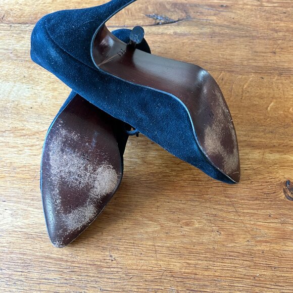 Maud Frizon Suede Stilettos, Size 39 - Picture 4 of 4